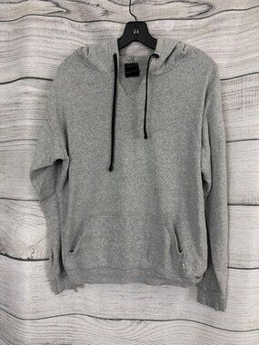 Love Junkie Gray Hooded Sweatshirt Size S